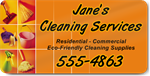 Cleaning Service Magnet