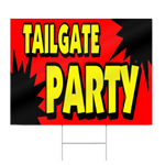 College Baseball Tailgate Party Sign