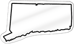 Connecticut Shaped Magnet - State Shaped Magnets