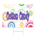 Cotton Candy Sign in Blue