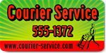 Green Courier Service Magnet