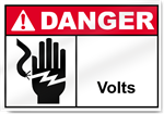 _____ Volts Danger Sign