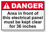 Danger Live Wires Sign, SKU: S2-4137