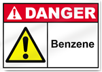 Benzene Danger Sign