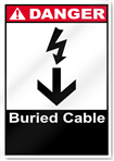 Buried Cable Danger Signs