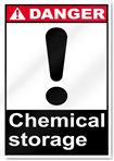 Chemical Storage Danger Signs