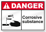 Corrosive Substance Danger Signs