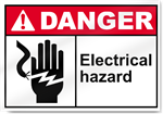 Electrical Hazard2 Danger Signs