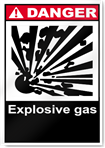 Explosive Gas Danger Signs