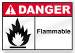 Flammable Danger Signs