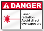 Laser Radiation Avoid Direct Eye Exposure2 Danger Signs