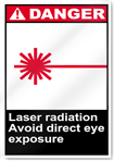 Laser Radiation Avoid Direct Eye Exposure2 Danger Signs