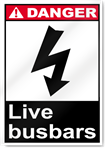 Live Busbars Danger Signs