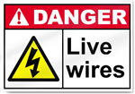 Live Wires Danger Signs