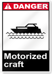 Motorized Craft Danger Signs