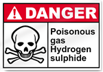 Poisonous Gas Hydrogen Sulphide Danger Signs