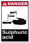 Sulphuric Acid Danger Signs