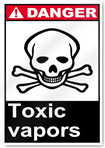 Toxic Vapors Danger Signs