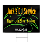 DJ Service Sign