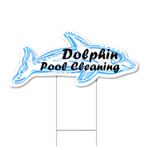 Dolphin Shaped Sign