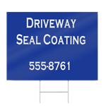 Driveway Seal Coating Sign