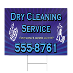 Dry Cleaning Service Sign