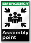 Assembly Point Emergency Signs