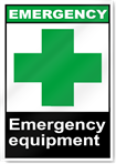 Emergency Equipmnet Emergency Signs