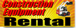 Construction Equipment Rental Banners