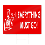 Everything Must Go Sign