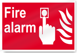 Fire Alarm Fire Sign