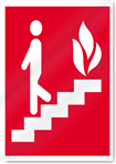 Fire Escape Fire Sign