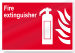 Fire Extinguisher Fire Signs