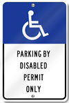 Florida Handicapped Reserve Parking Sign