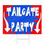 Football Tailgate Party Sign