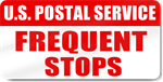 U.S. Postal Service Frequent Stops Magnet