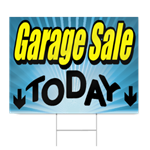 Garage Sale Today Sign