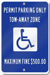 Georgia Handicapped Signs