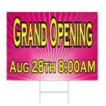 Grand Opening Sign