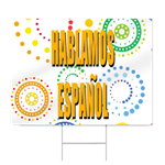 Hablamos Espanol Sign