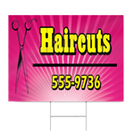 Haircuts Sign