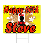 Happy 60th Birthday Sign