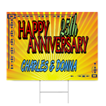 Happy Anniversary Customizable Sign