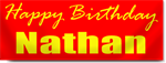 Birthday Banner in Red