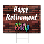 Happy Retirement Sign