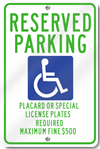 Metal Handicapped Signs for Hawaii