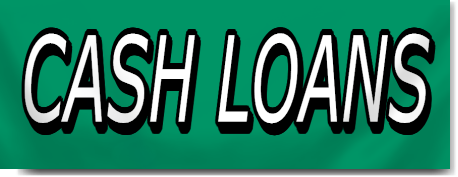 Cash Loans Block Letters Banner