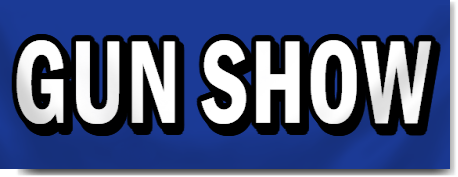 Gun Show Block Lettering Banner