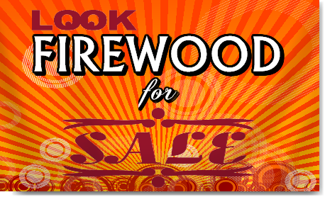 Firewood For Sale Banner
