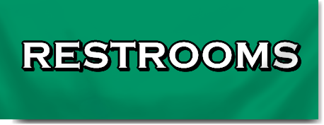 Restrooms Banner